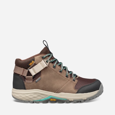 Teva Grandview GTX - Women's Teva Boots - Chocolate | India (NDRF27908)